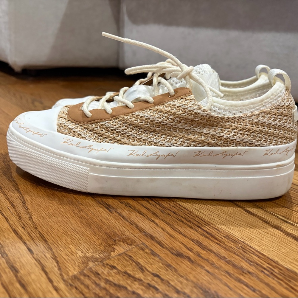 Karl Lagerfeld Cona Low Top Platform Sneakers - Picture 2 of 7